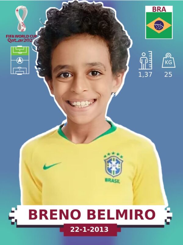 Figurinha Lendária da Copa do Mundo de 2022 - Breno Belmiro